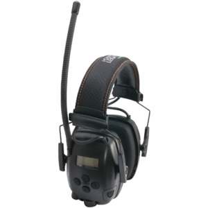 Face To Face Communication Ear Muffs: Howard Leight by Honeywell Sync™ Electo® Digital Electronic FM Radio Headband Ear Muffs with Surround Sound (SLC80 26dB, Class 5)