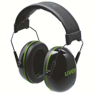Headband Style Ear Muffs: Uvex K10 Foldable Earmuffs (SLC80 27dB, Class 5)