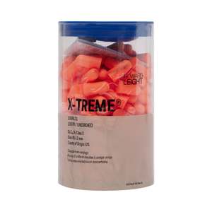 Howard Leight: Howard Leight X-Treme Uncorded Ear Plugs Hand Dispenser (100 Pairs | SLC80 26dB, Class 5)