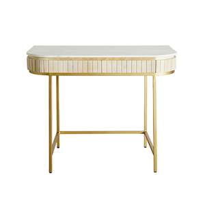 Desks: Deva Desk with Marble Top