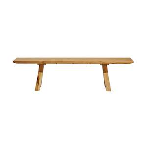 Dining Benches: Oakdale Cross Leg Dining Bench Seat