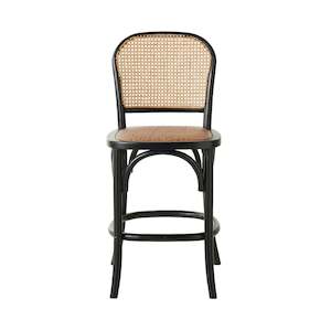 Dining Bar Stools: Bastion Bar Stool Black