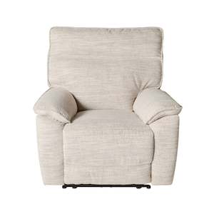 Dillon 1 Seater Recliner Natural Textured Slub