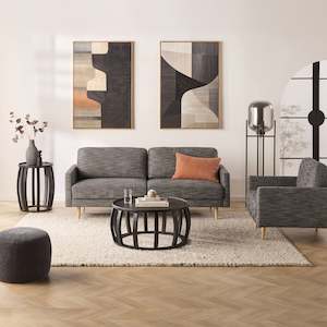 Sofas: Boden 3 Seater Sofa Alaska Charcoal