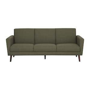 Sofas: Frankie 3 Seater Sofa Olive Green Weave