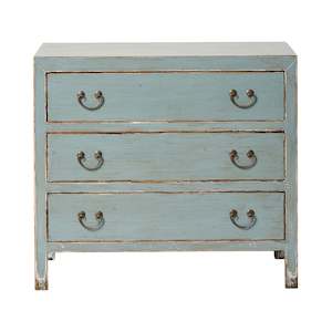 Chest Of Drawers Dressers: Sansha 3 Drawer Chest Dove Grey