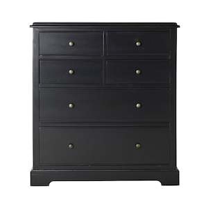 Chest Of Drawers Dressers: Clover 6 Drawer Chest Black