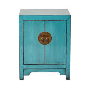Bedside Tables: Sansha Bedside Turquoise