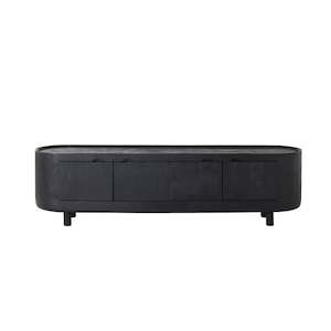 Tv Units: Aurora Entertainment Unit Black