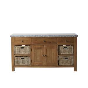 Kitchen Islands Workbenches: Oakford Workbench - Granite Top 1680x620x900mm