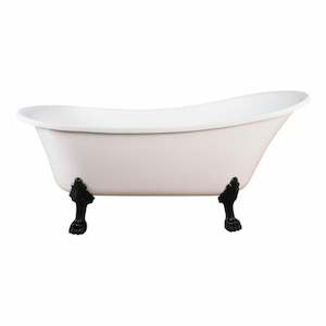 Baths: Alto Bath 1700mm with Black Feet Package