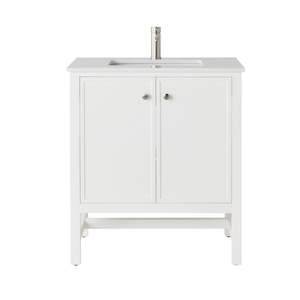 Liam Single Vanity White 790mm