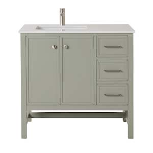 Bathroom Vanities: Liam Single Vanity Evergreen Fog 940mm