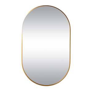 Ovale Mirror 100x60cm Brushed Brass