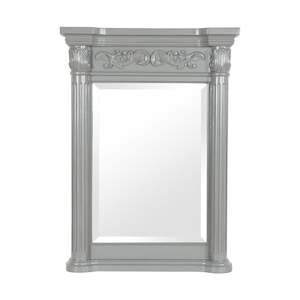 Rosette Vanity Mirror Grey 610mm