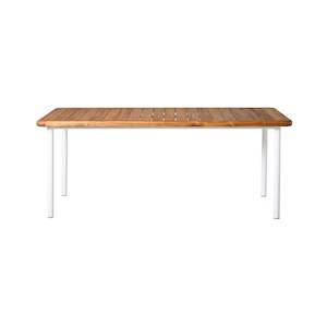 Outdoor Dining Tables: Ellie Outdoor Dining Table 200cm White