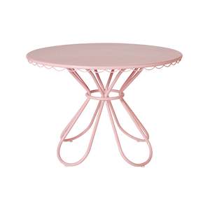 Outdoor Dining Tables: Bonnie Round Outdoor Dining Table 110cm Rose Pink