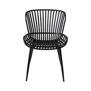 Lini Outdoor Dining Chair Black