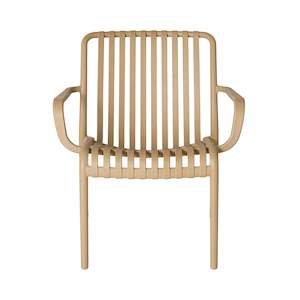 Outdoor Armchairs: Jesi Occasional Chair Taupe