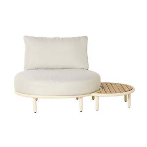 Outdoor Armchairs: Alesso Curved Arm Chair