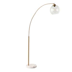 Floor Lamps: Azzedine Gold Metal Floor Lamp 166cm