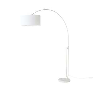 Marlo Arc Floor Lamp White 213cm