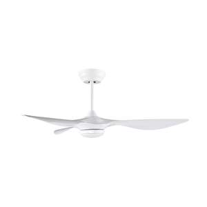 Ceiling Fans: Hayman Indoor/Outdoor DC Ceiling Fan with LED Light & Remote - White 132cm