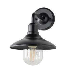 Exterior Lighting: Cody 1 Light Exterior Wall Bracket Black