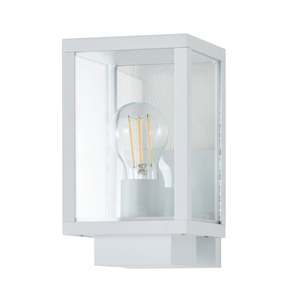 Logan 1 Light Exterior Wall Bracket White