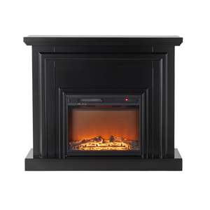Fire Heating: Islington Fireplace Black 120x33x101.5cm
