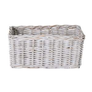 Baskets: Lorne Basket Large White Wash 55x35x26cm
