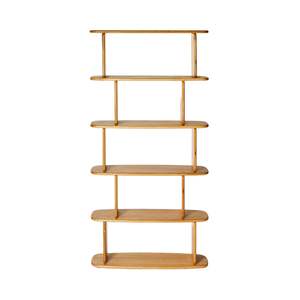 Bookcases Shelving: Jasper Solid Oak Tall Bookshelf