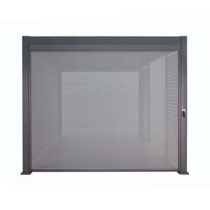Gazebos Pergolas: Sanctuary Roller Blind for Charcoal Pergola