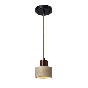 Pendants: Rayla Travertine Pendant 12x18cm