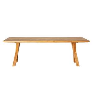 Dining Tables: Oakdale Cross Leg Timber Dining Table 240cm