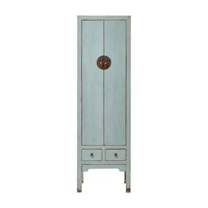 Display Cabinets: Sansha Narrow Wedding Cabinet Dove Grey