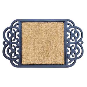 Door Mats: Genevieve Rubber Moulded Doormat 75x45cm