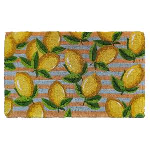 Door Mats: Lemon Crush Coir Doormat 75x45cm