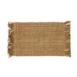 Boucle Fringe Jute Doormat 60x90cm
