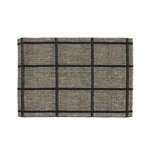 Door Mats: Grid Check Jute Doormat 60x90cm