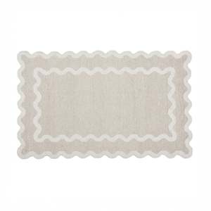 Floor Rugs: Bromby Scalloped Wool Rug 150x240cm