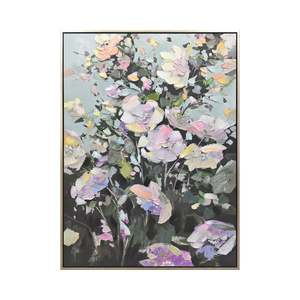 Secret Garden Framed Textured Print 120x160cm