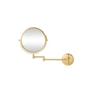 Bathroom Accessories: Harper Extendable Mirror Brushed Brass