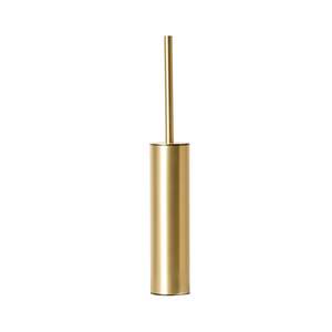 Bathroom Accessories: Harper Toilet Brush Holder Brushed Brass