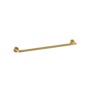 Bathroom Accessories: Harper Single Towel Rail 75cm Brushed Brass