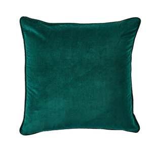 Indoor Cushions: Hervey Cotton Velvet Cushion Forest 45x45cm