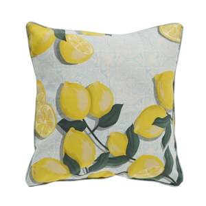 Outdoor Cushions: Aruba Limone Tile Outdoor Cushion 45x45cm