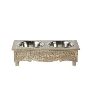 Parvani Double Pet Bowl 51x25x14 cm