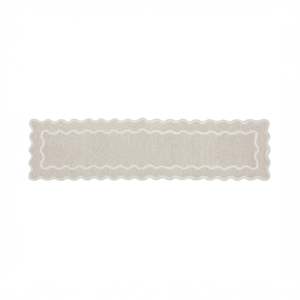 Bromby Scalloped Wool Runner 80x300cm