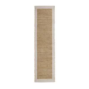 Alhambra Border Jute Runner Wheat 80x300cm